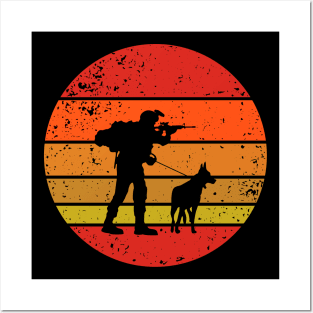 K-9 Team Sunset Posters and Art